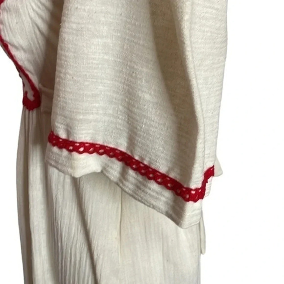 Vintage Dutchess Jr. Loungewear Long Boho Embroidered Dress - Picture 7 of 10